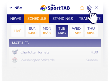 Disabling the widget